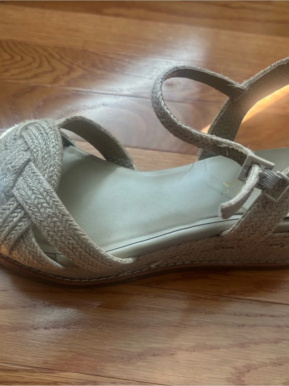 Splendid Espadrille Wedge Sandals with Ankle Strap